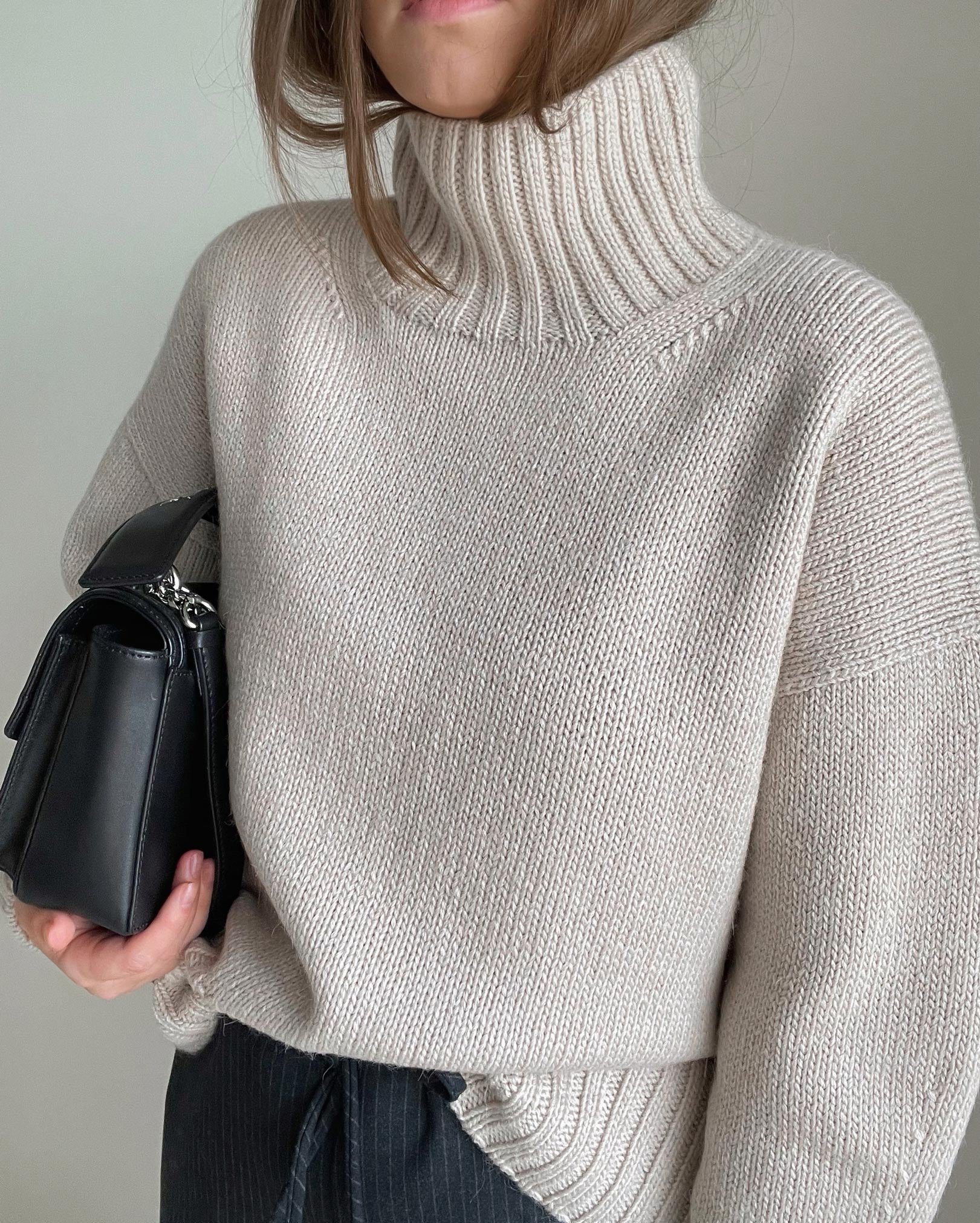 Cecil Sweater knitting guide for comfortable oversized fit