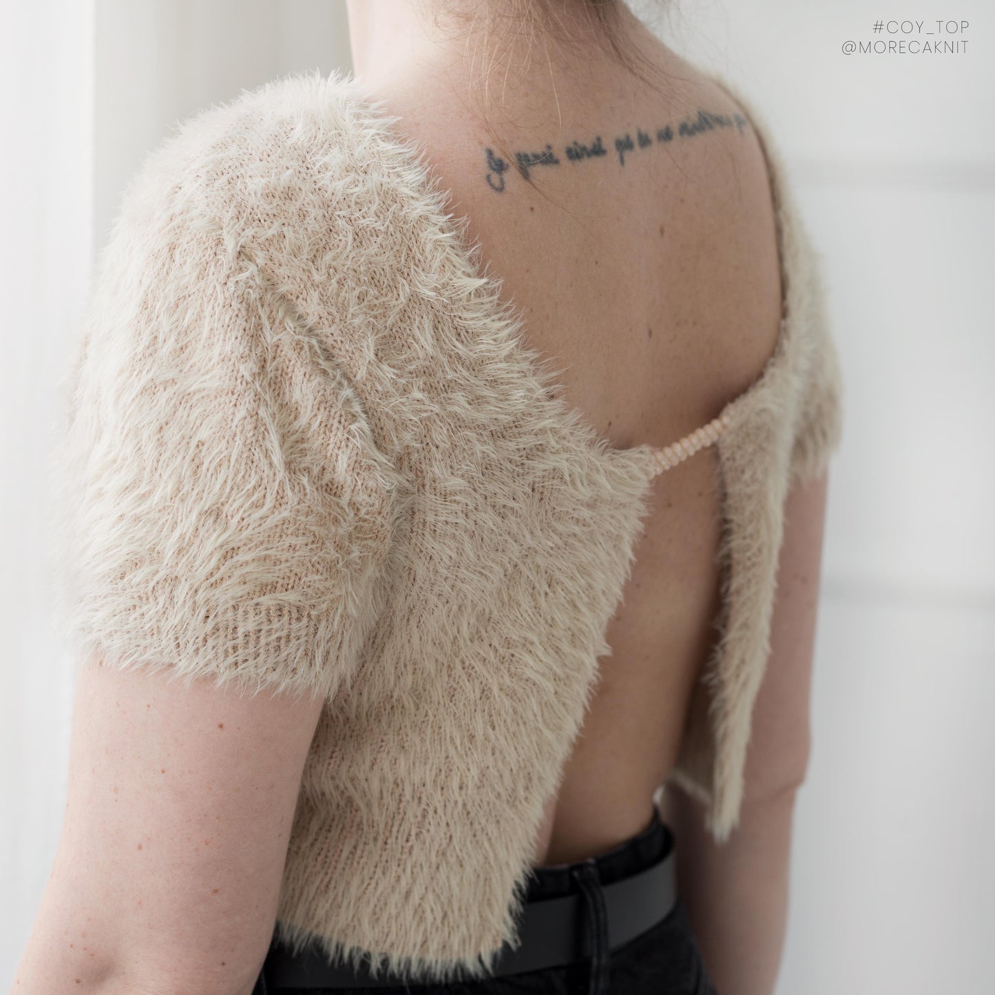 Opened style Coy Top with split chest design