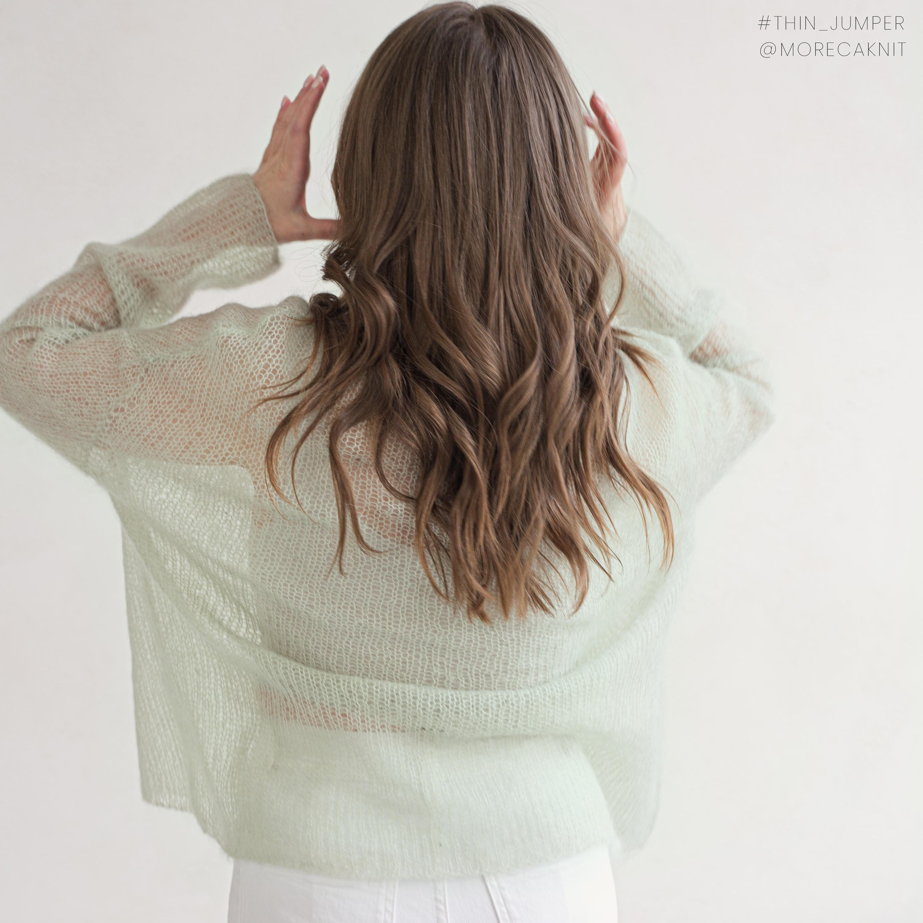 Morecaknit's Thin Jumper with deep drop shoulders