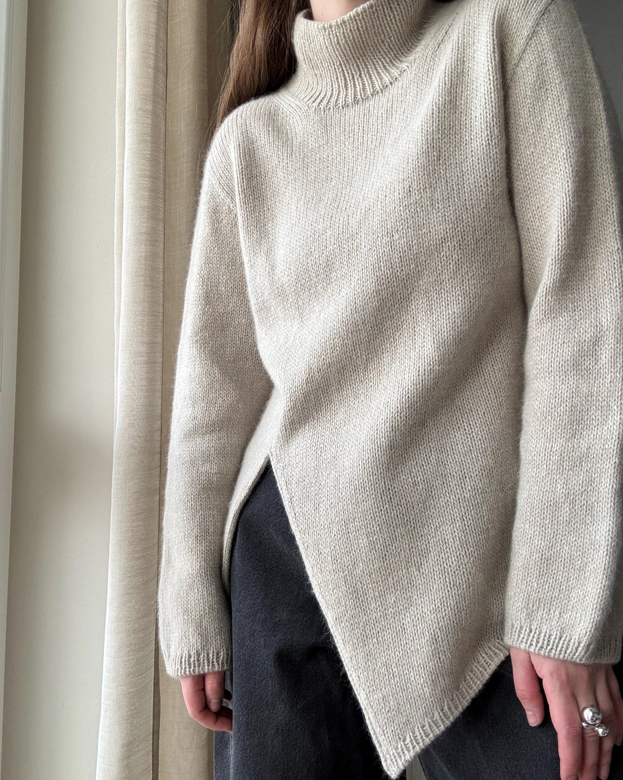 Knitting pattern Liv Sweater – Morecaknit Knitting Patterns Store