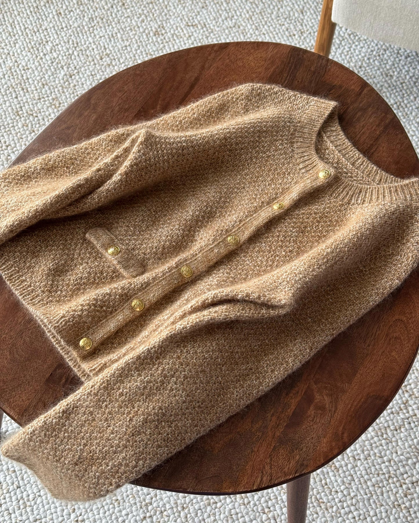moreca knit pattern for advanced knitters featuring Manon Jacket.