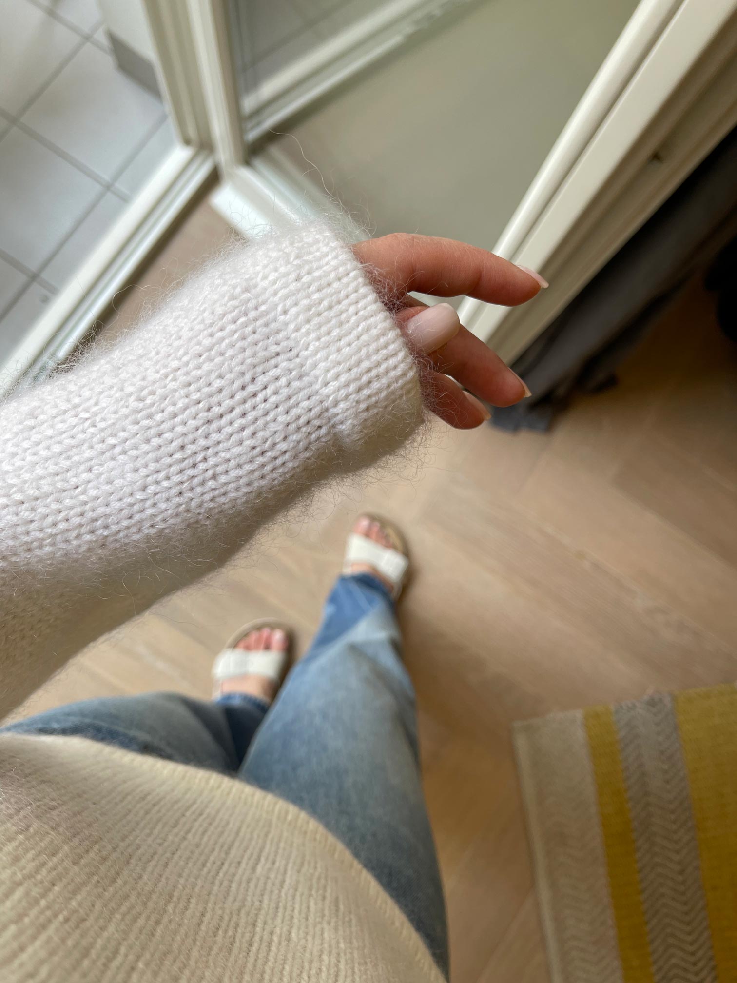Knitting tutorial for Heaven Blouse with Cast on Backward Loop Method