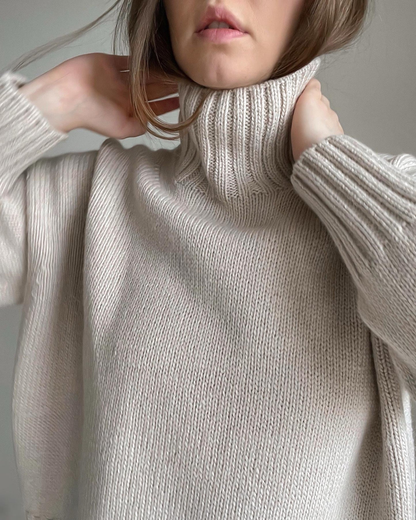 Cecil Sweater strikkeguide til komfortabel oversized pasform