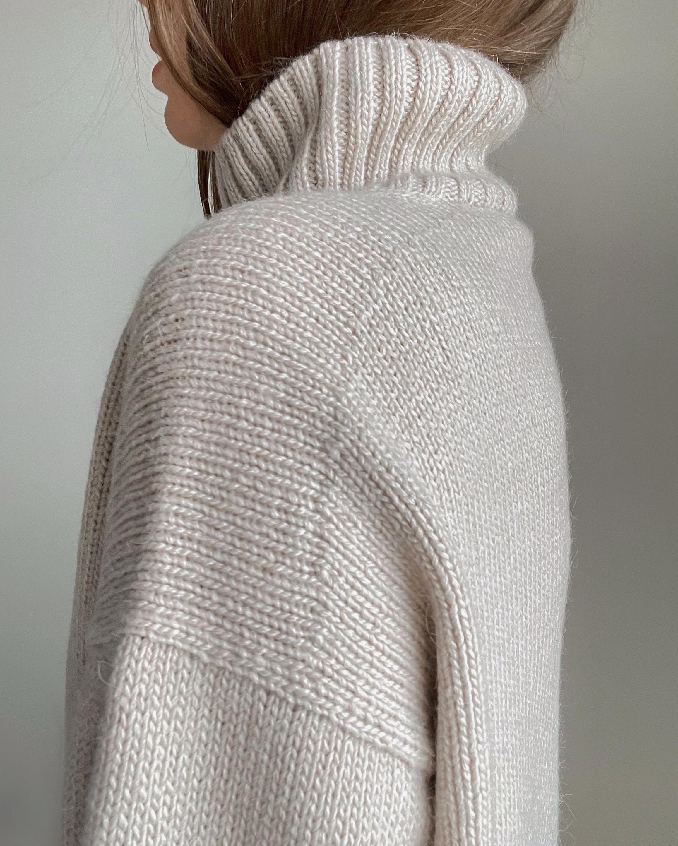 Cecil Sweater strikkeguide til komfortabel oversized pasform