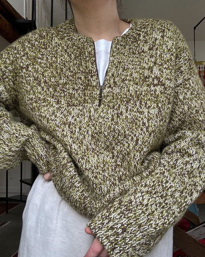 Luna Zip Sweater [KR]