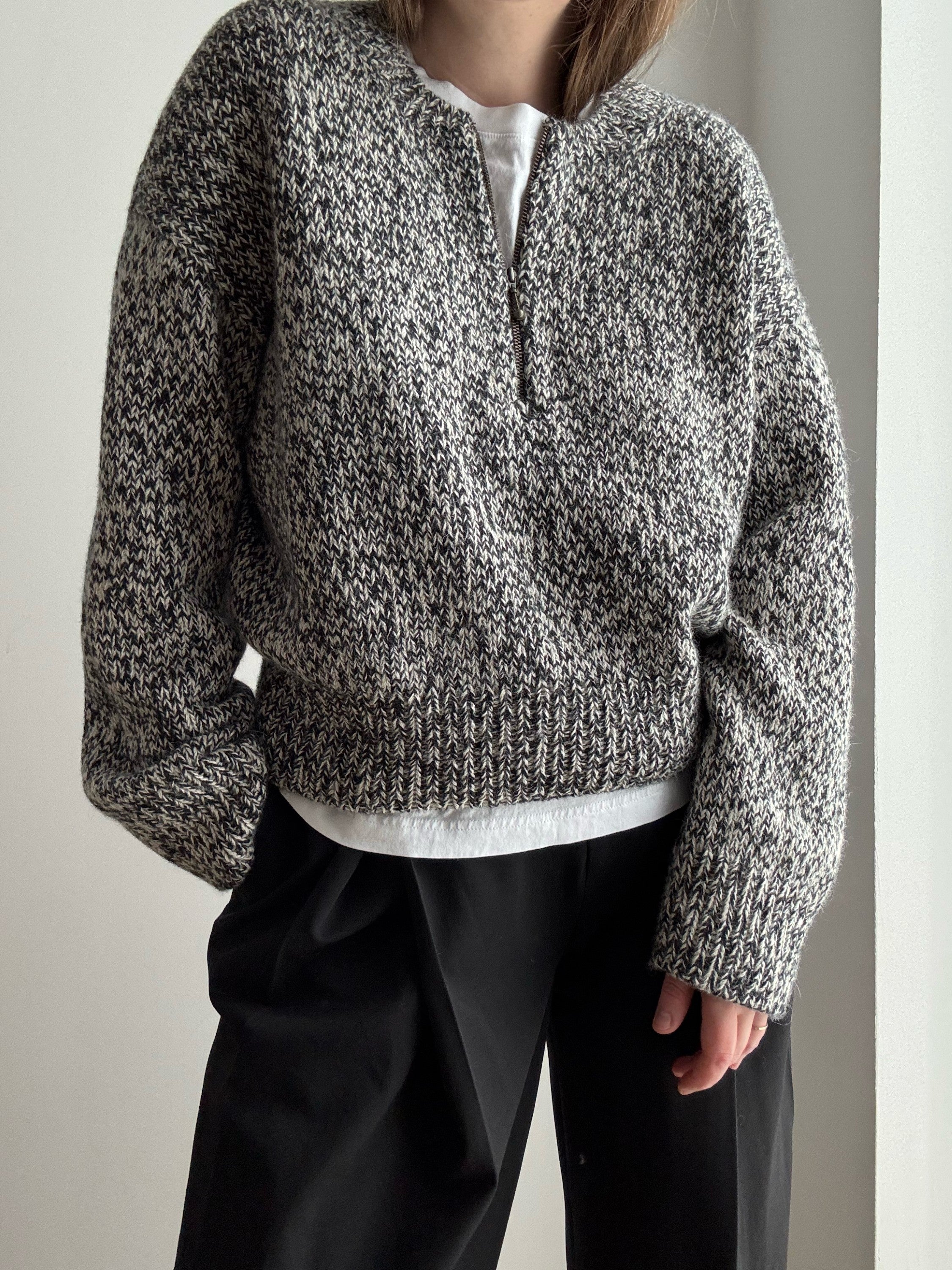 Luna Zip Sweater Knititng Pattern – Morecaknit Knitting Patterns Store