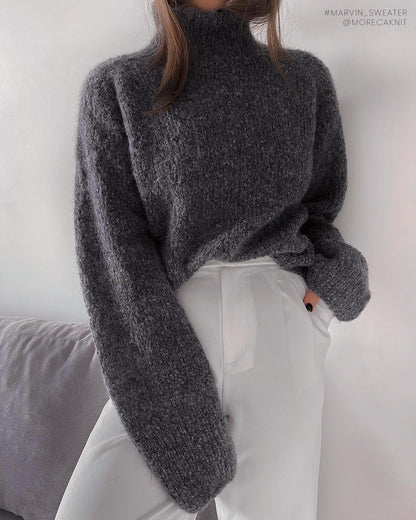 Warm oversized Marvin Sweater by morecaknit
